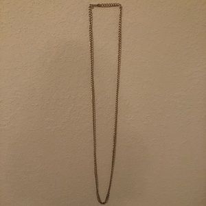 Gold double layer necklace
